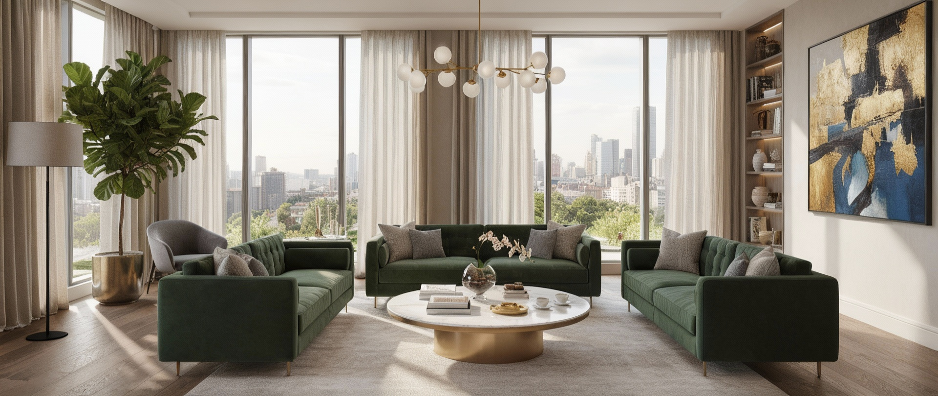 Luxury Living Room Partner Registration Hero